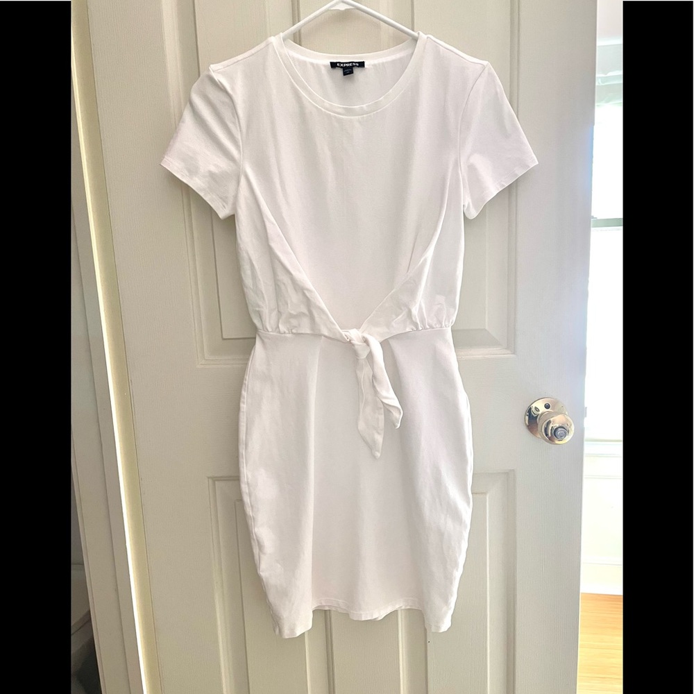 Express White Casual Dress - Size XS